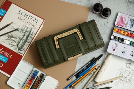 Colorful toolbox TB-9 army green